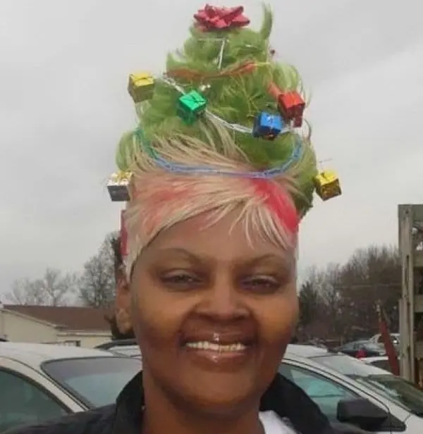 xmas tree hair