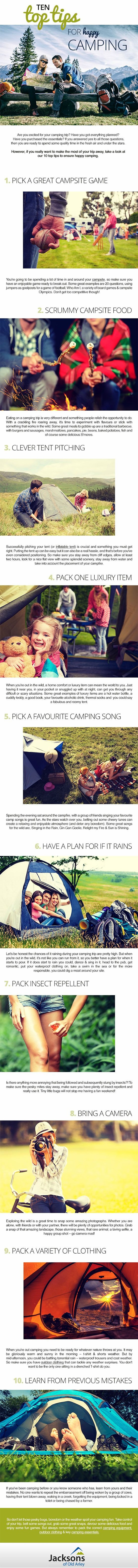 Camping Tips