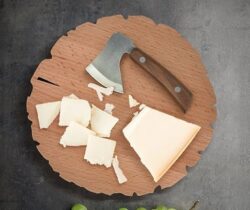 Cheese Log Board And Knife Set