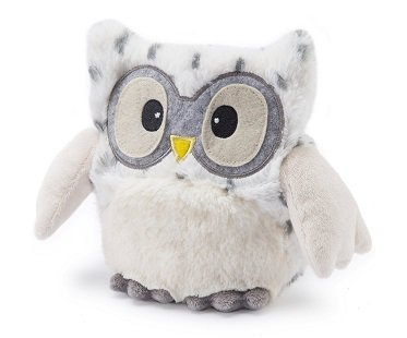 Microwavable Snowy Owl heated