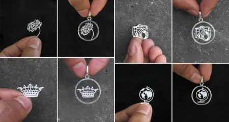 Pendants Papercuts Parth Kothekar