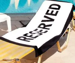 Reserved Beach Towel