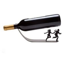 Running Couple Wine Bottle Holder