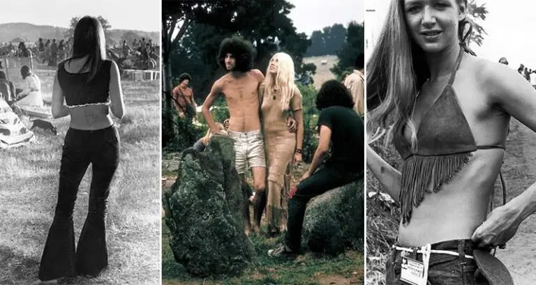Vintage Woodstock Photographs Women Fashion