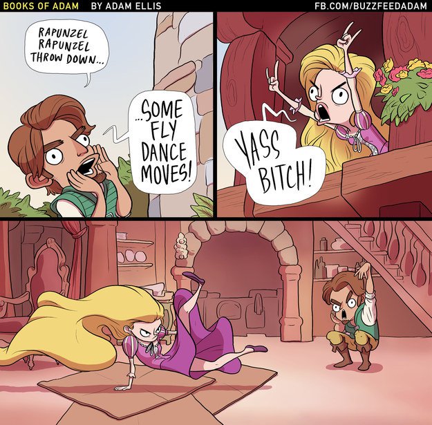 disney-princess-comics-adam-ellis-rapunzel
