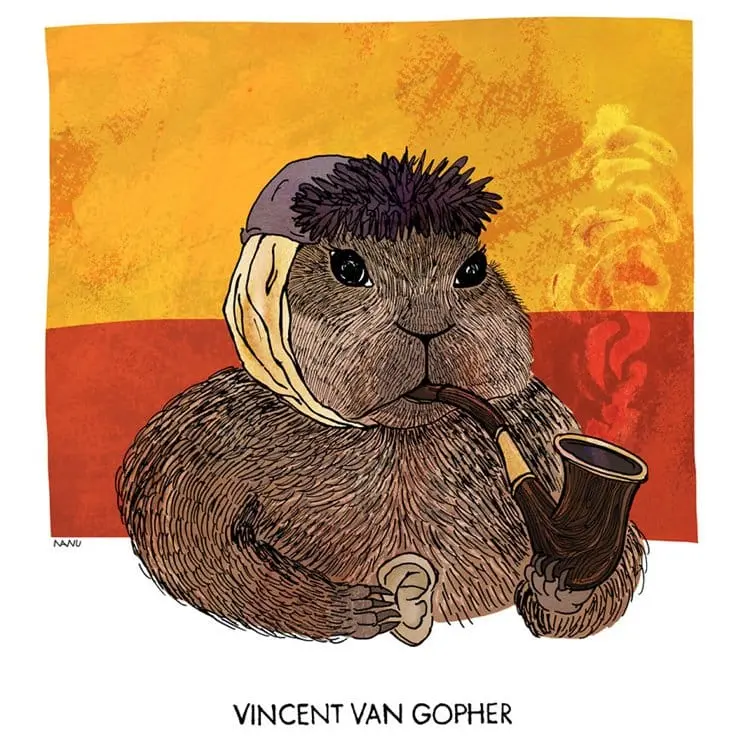 famous-animals-in-art-history-gopher