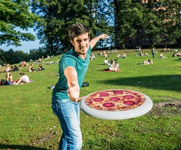 pizza flying disc