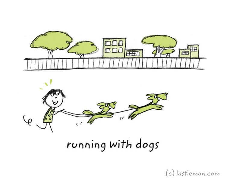 running dogs