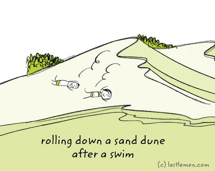 sand swim