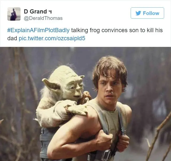 13 Hilarious Examples Of Movie Plots Explained Badly