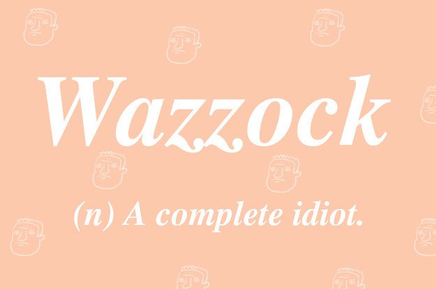 wazzock-british-words