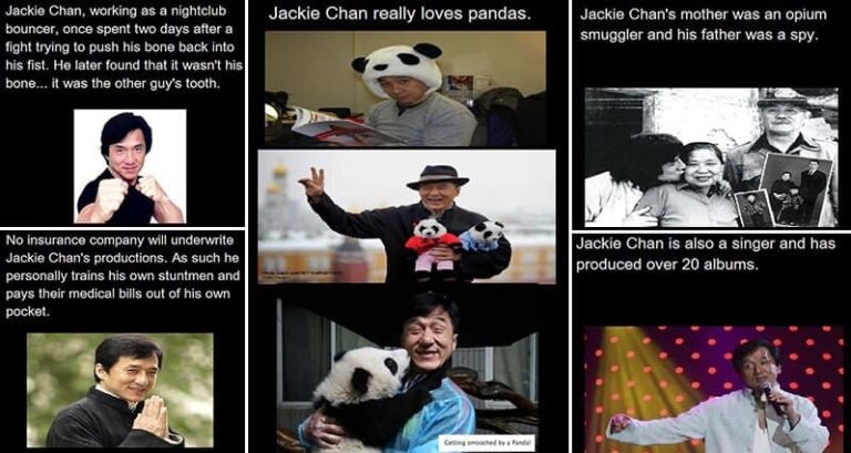 Jackie Chan Facts