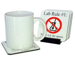 Lab Rules Coaster Set mug