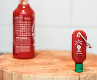 Mini Hot Sauce Keychain Bottle spicy