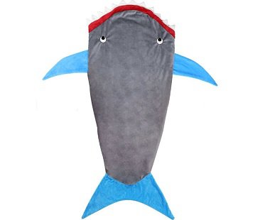 Shark Tail Blanket grey