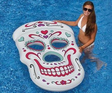 Sugar Skull Pool Float