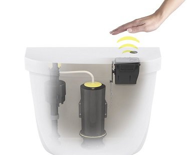 Touchless Toilet Flush Kit home