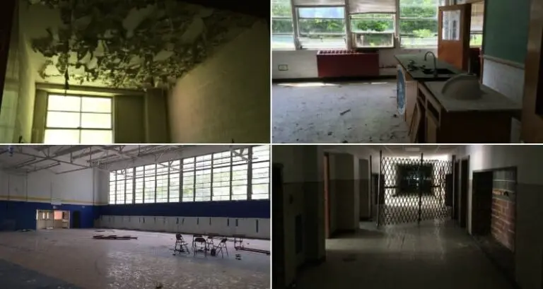 abandoned high school