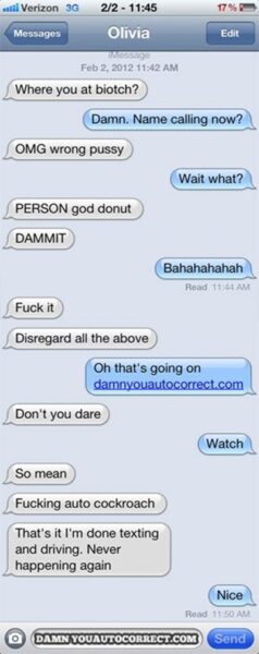 13 Hilarious Autocorrects That You Need To See