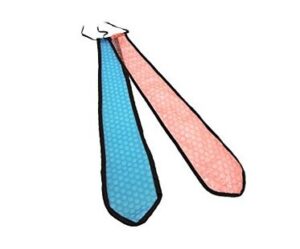 bubble wrap ties blue red