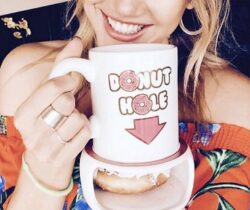 donut hole mug