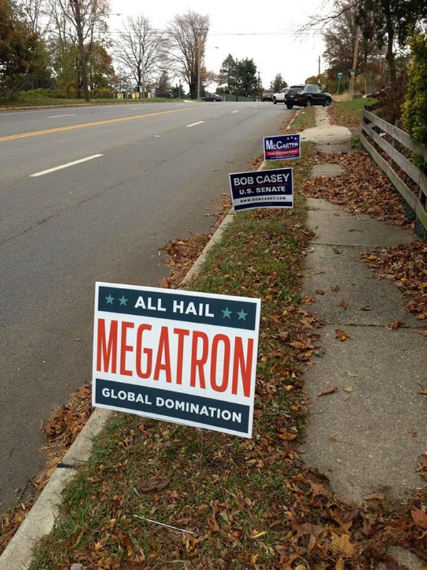 funny-presidential-yard-signs-global-domination-megatron