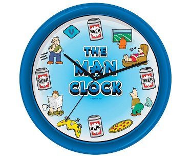 man clock
