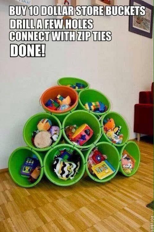 parenting-hacks-buckets