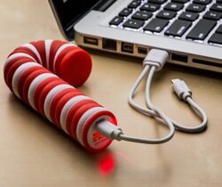 Candy Cane iPhone Charger