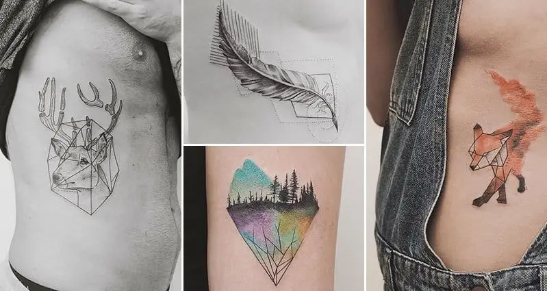 Geometric Tattoos Nature