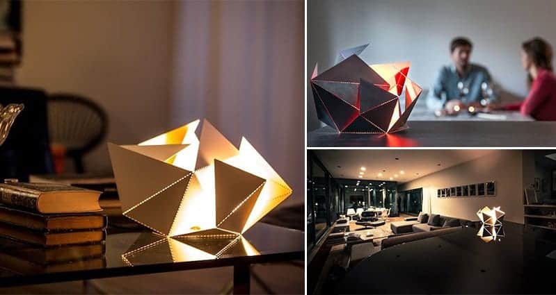 Lamp Design Origami Kickstarter
