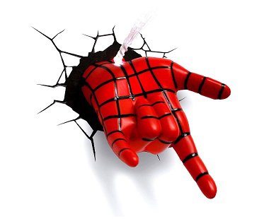 Spider Man Hand Night Light wall