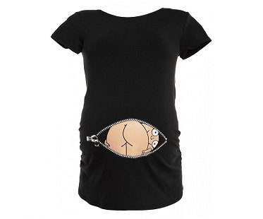 baby bottom maternity t-shirt