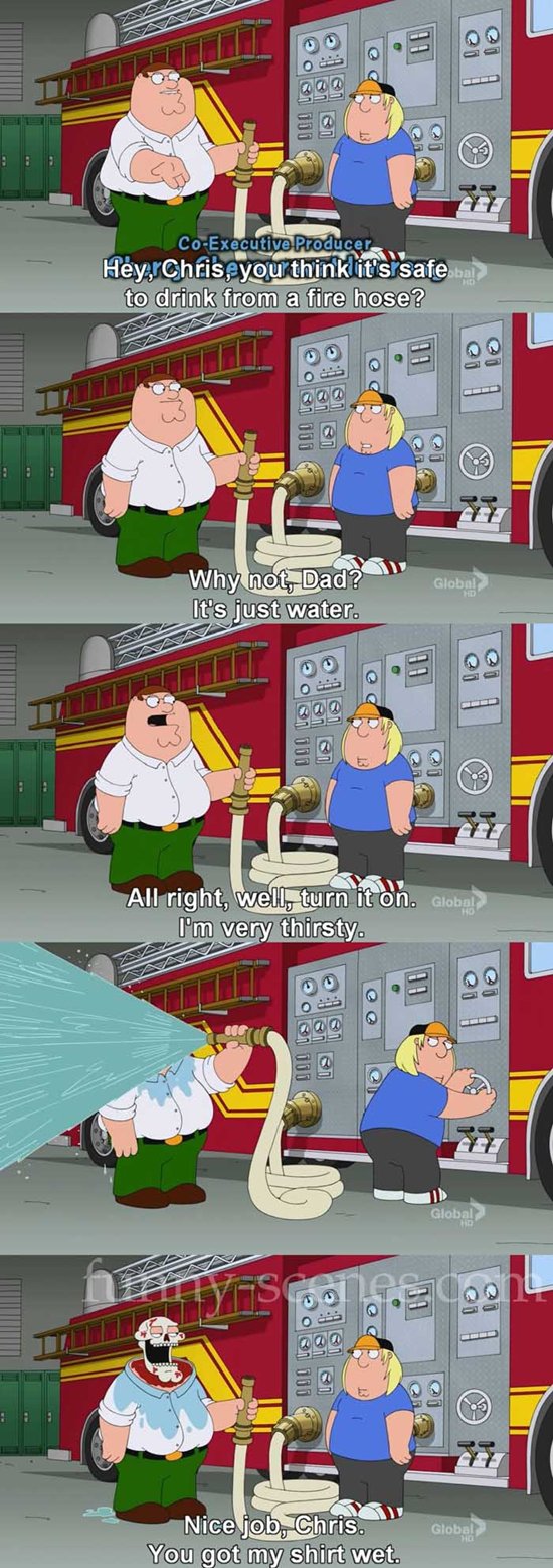 best-family-guy-moments-hose