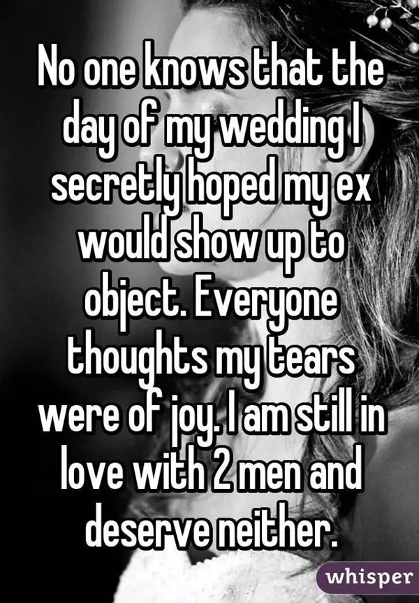  Shocking Wedding Confessions By Brides And Grooms