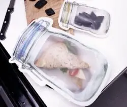 mason jar zipper bags