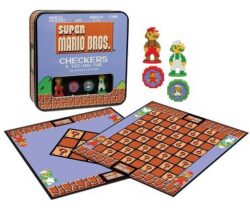 super mario checkers game