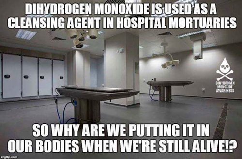 picture of mortuary with water cleansing agent