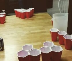 Hexagon Cup Beer Pong Set