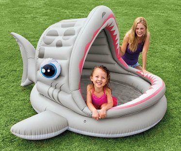 Shark Inflatable Shade Pool