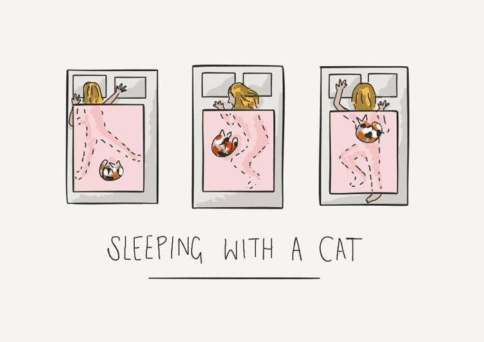 Sleeping With Cat