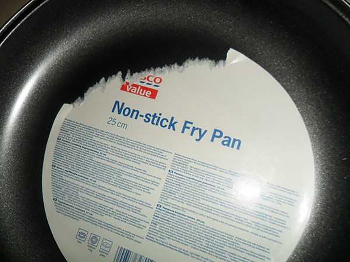 ironic images non stick fry pan