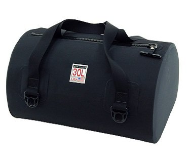 waterproof duffel bag black
