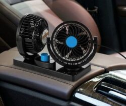 Dual Head Car Fan