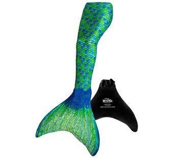 Mermaid Tail For Swimming green blue