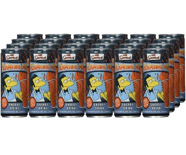 The Simpsons Flaming Moe Energy Drink pack