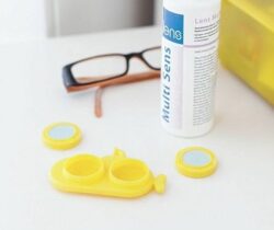 Yellow Sub Contact Lens Case