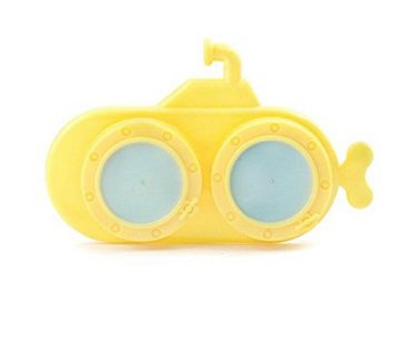Yellow Sub Contact Lens Case submarine