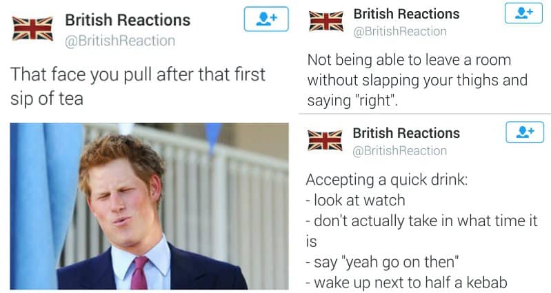 british reactions