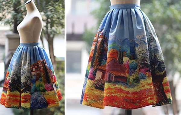 12 Incredible Skirts That Let You Bring Fine Art Wherever 